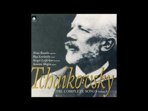 Six Romances for Voice & Piano op.25. P.Tchaikovsky 